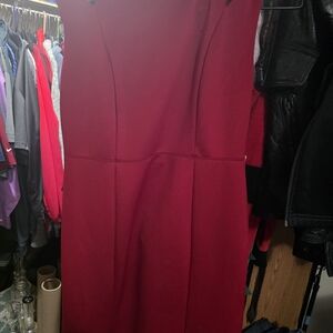 Worthington Strapless Red Dress
